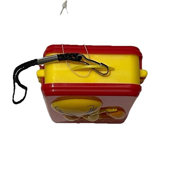 2001 Shakespeare Tweety Bird Kids Mini Tackle Box Red Two-Sided Compartments - Picture 5 of 11